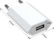 ŁADOWARKA SIECIOWA USB 5V SOLIDNA UNIWERSALNA DO TELEFONU LATARKI SŁUCHAWEK (4)